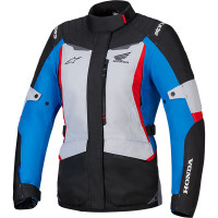 Alpinestars Stella Honda ST-1 Waterproof Textile Jacket - Ice Grey / Dark Grey / Black