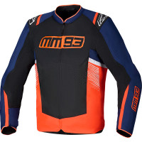 Alpinestars MM93 T-SPS Air V2 Textile Jacket - Blue Navy / Fluo Red / White