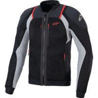 Alpinestars Troop-Air Pro Textile Jacket - Black / Ash Grey / Bright Red