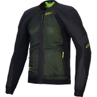 Alpinestars Troop-Air Textile Jacket - Black / Fluo Yellow