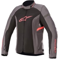 Alpinestars Stella T-Kira V2 Air Textile Jacket - Tar Grey / Black / Diva Pink