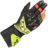 Alpinestars GP Tech V2 Gloves - Black / Yellow Fluo / White / Red Fluo