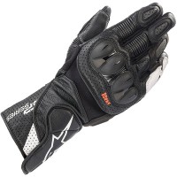 Alpinestars SP-2 V3 Leather Gloves - Black / White
