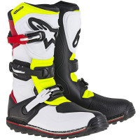 Alpinestars Tech T Boots - White / Red / Yellow Fluo / Black
