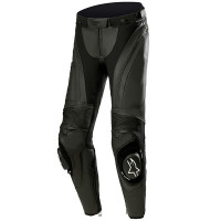 Alpinestars Stella Missile V3 Leather Trousers - Black / Black