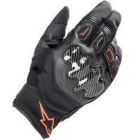 Alpinestars SMX-1 Waterproof Gloves - Black / Red Fluo