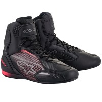 Alpinestars Stella Faster-3 Shoes - Black / Gun Metal / Diva Pink