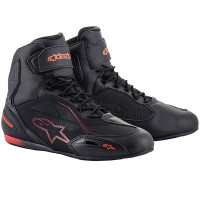 Alpinestars Faster-3 Drystar Shoes - Black / Red Fluo