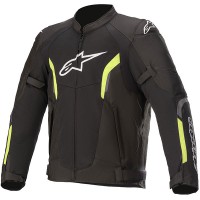 Alpinestars AST Air V2 Textile Jacket - Black / Yellow Fluo