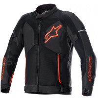 Alpinestars Viper V3 Air Textile Jacket - Black / Red Fluo