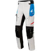Alpinestars Honda Andes V3 Drystar Textile Trousers - Ice Grey / Blue / Bright Red