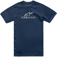 Alpinestars Wordmark Combo T-Shirt - Navy / White