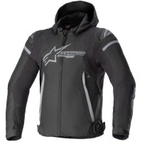 Alpinestars Zaca Waterproof Textile Jacket - Black / Dark Grey