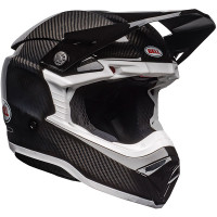 Bell Moto-10 Spherical - Gloss Black Carbon / White