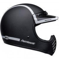 Bell Moto 3 - Fasthouse Old Road Gloss Black / White