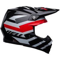 Bell Moto-9S Flex - Banshee Gloss Black / Red