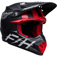 Bell Moto-9S Flex - Fasthouse Tribe Matt / Gloss Black / White