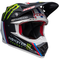 Bell Moto-9S Flex - Tomac Replica 22 Matt Black / White