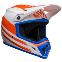 Bell MX-9 Mips - Disrupt Gloss White / Orange