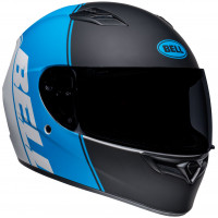 Bell Qualifier - Ascent Matte Black / Cyan