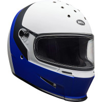 Bell Eliminator - Menace Matt Blue / White