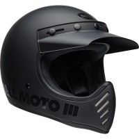 Bell Moto-3 - Classic Matt / Gloss Blackout
