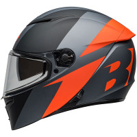 Bell Lithium - Shear Matte Grey / Orange