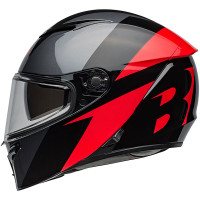 Bell Lithium - Shear Metallic Grey / Red