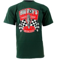 Big Pav's Parts Shop T-Shirt - Bottle Green