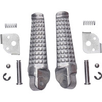 Bike It OEM Rear Silver Footpegs - Suzuki GSX-R1000/R600/R750
