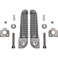 Bike It OEM Rear Silver Footpegs - Yamaha YZF-R1 / YZF-R6