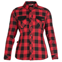 Broger Ladies Alaska Textile Shirt - Red / Black