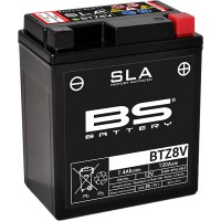 BS Batteries Motorcycle Battery - SLA Sealed Lead Acid BTZ8V