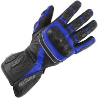 Buse Pit Lane Gloves - Black / Blue