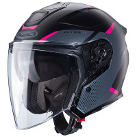 Caberg Flyon II - Boss Matt Black / Grey / Fuchsia