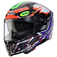 Caberg Avalon X - Gurkha Matt Black / Fluo Orange / Fluo Green / Purple