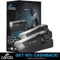 Cardo Packtalk Edge Mesh Intercom - Duo
