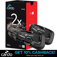 Cardo Freecom 2X Bluetooth Intercom - Duo