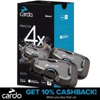 Cardo Freecom 4X Bluetooth Intercom - Duo