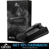 Cardo Packtalk Pro Mesh Intercom - Single