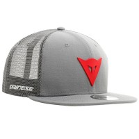 Dainese 9fifty Trucker Snapback Cap - Grey / Red