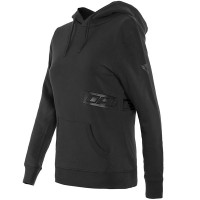 Dainese Ladies Paddock Hoodie - Black / Black