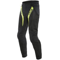 Dainese VR46 Grid Air Textile Trousers - Black / Fluo Yellow