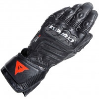 Dainese Carbon 4 Long Leather Gloves - Black / Black / Black
