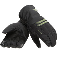 Dainese Plaza 3 D-Dry Gloves - Black / Bronze Green 