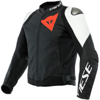Dainese Agile Leather Jacket - Matt Black - FREE UK DELIVERY