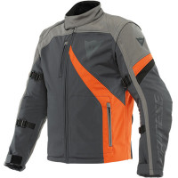Dainese Ranch Textile Jacket - Ebony / Charcoal Grey / Flame Orange
