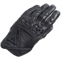 Dainese Ladies Blackshape Leather Gloves - Black / Black
