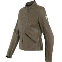 Dainese Ladies Santa Monica Perforated Leather Jacket - Light Brown