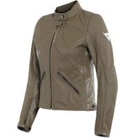 Dainese Ladies Santa Monica Leather Jacket - Light Brown